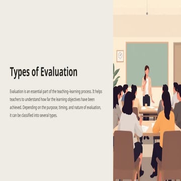 Types of Evaluation | PPTX