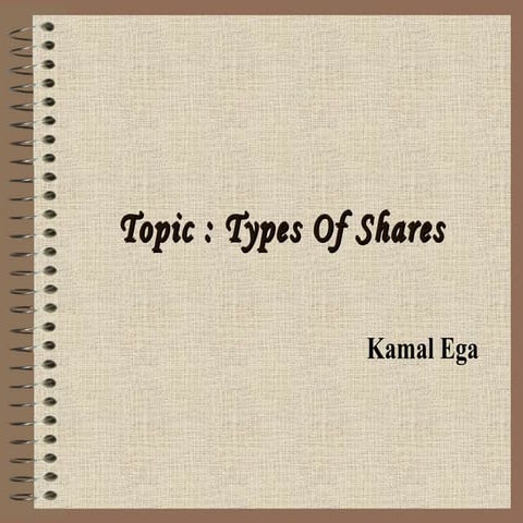 Types of-shares