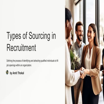 Types of Sourcing in Recruitment for your organisation