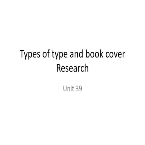 Typeface Classification for Non-designers | PDF