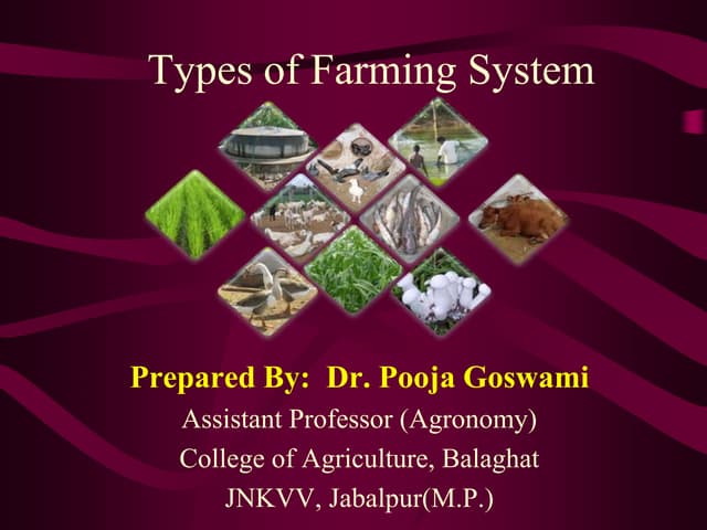 Multiple cropping systems | PPTX