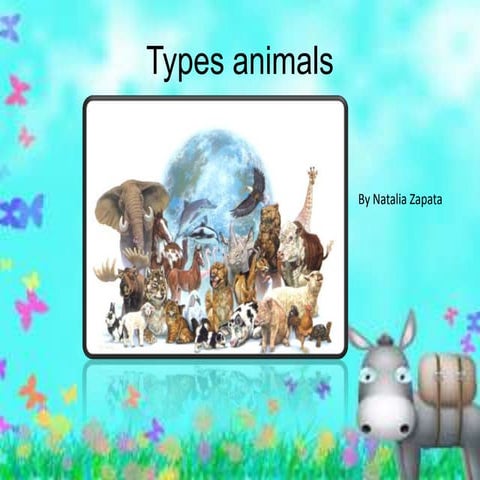 Types animals presentation