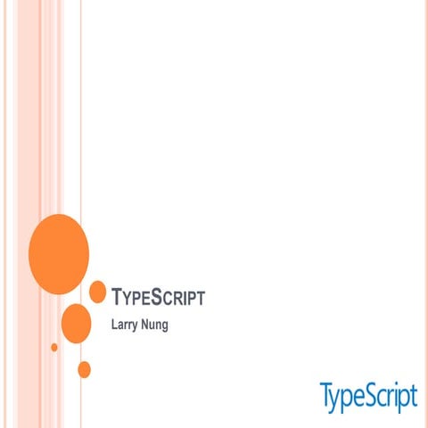 Typescript | PPT