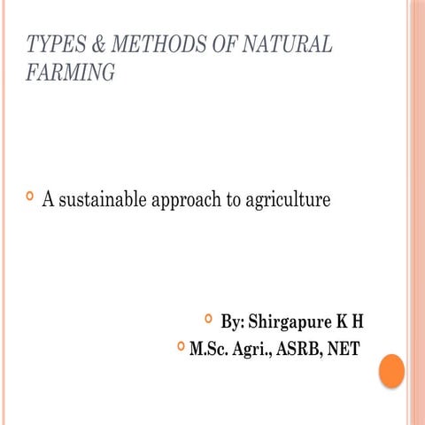 Types & Methods of Natural Farming .pptx