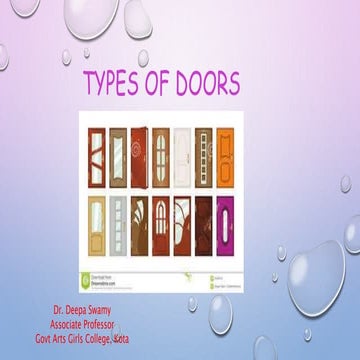 Types of doors