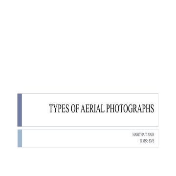 Types of aerial photographs