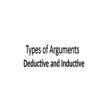 LOGIC: Types of Arguments: THIRD SESSION.pptx