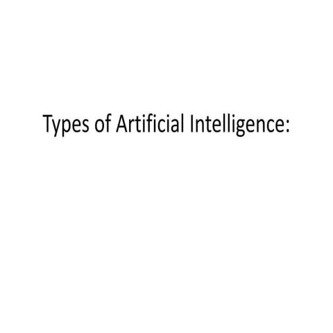 Types of Artificial Intelligence.ppt