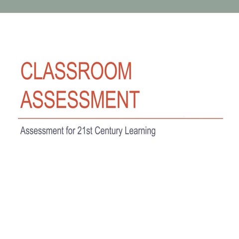 ESE444/544 - Types of Assessment