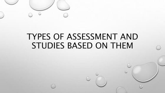 Classroom Assessment per DO 8, s2015.pptx | Educational Assessment ...