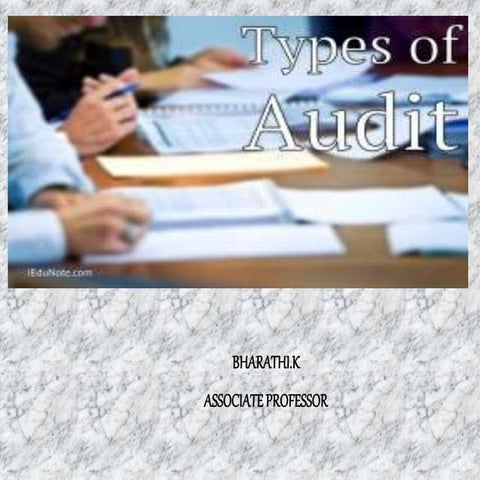 Types of audit