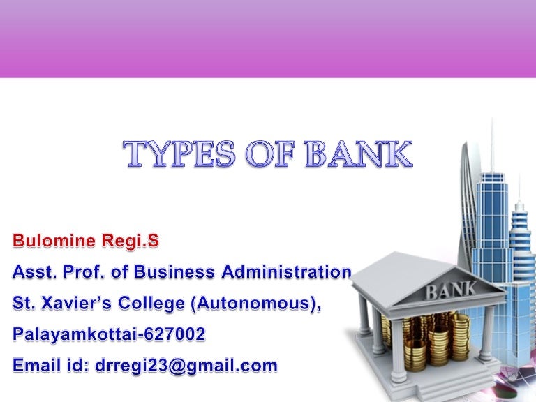 Types of Banks