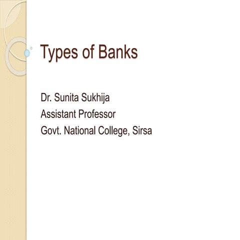 Types of banks