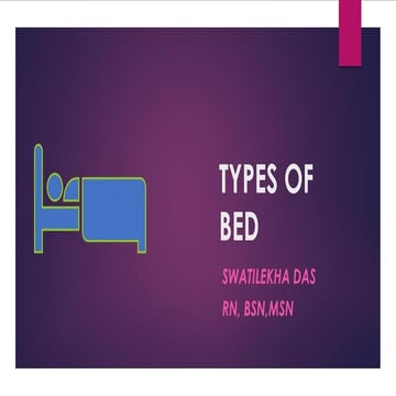 Types of bed in Nursing