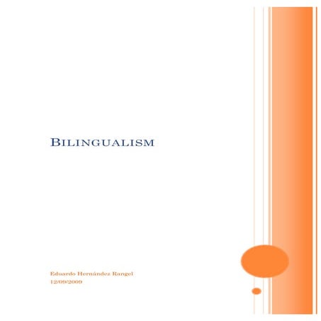 Types of bilingual acquisition