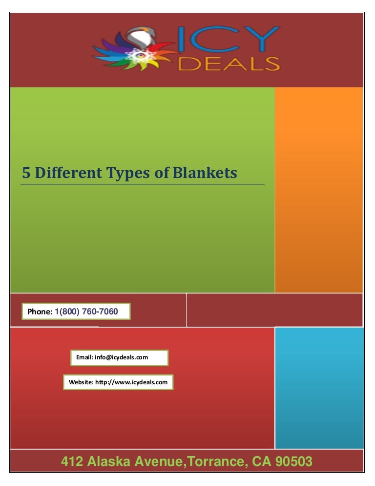 5 Different Types of Blankets