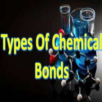 Types Of Chemical Bonds- Ionic Bond,Covalent Bonds,Coordinate Bonds, Basic In...
