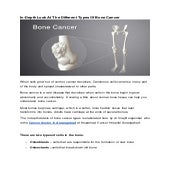 Types of bone cancer in complete detail