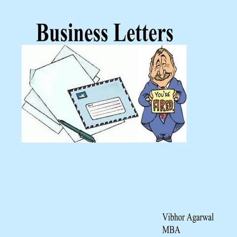 Ppt on Business letters and its types 