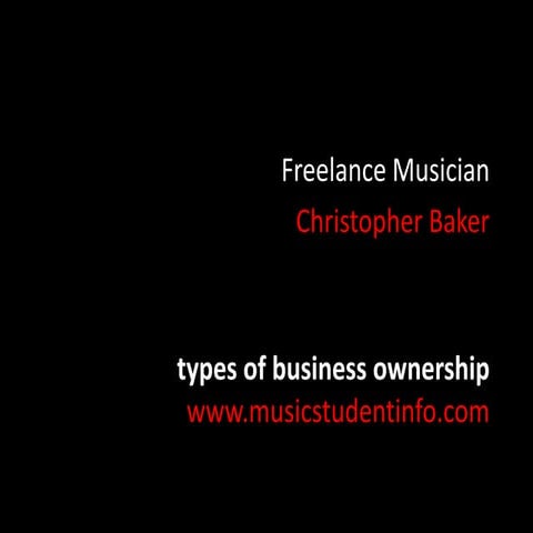 Types of business ownership