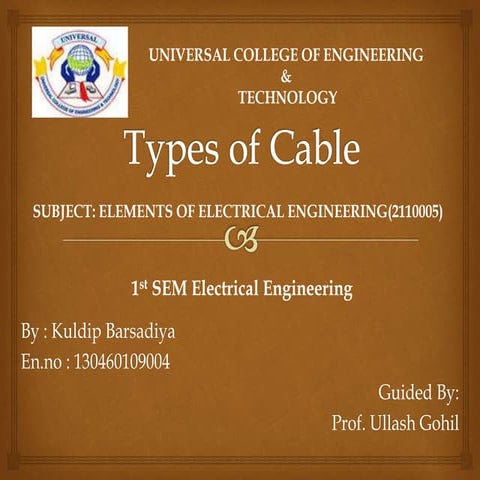 Types of Cable.PPT