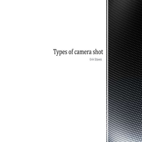 Types of camera shot