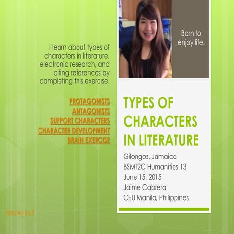 Types of Characters