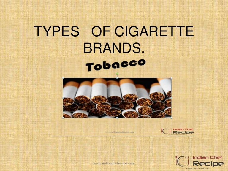 Types of cigarette brands