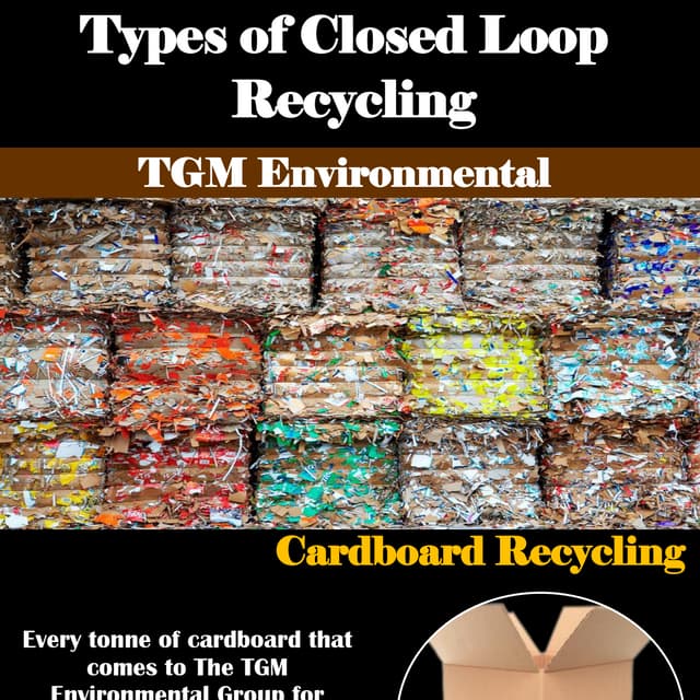 Types of closed loop recycling