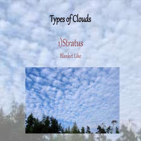 Types of clouds 1