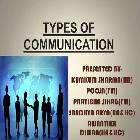 Types of business communication