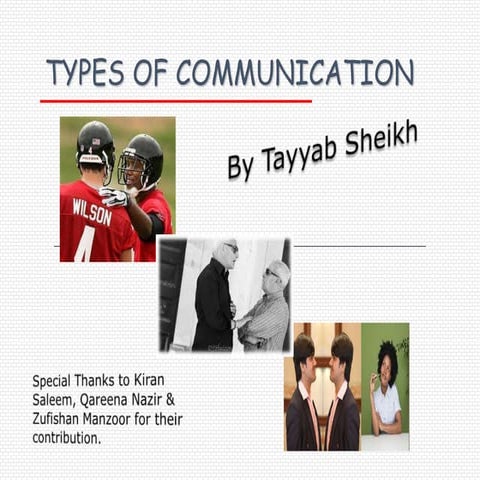 Types of Communication