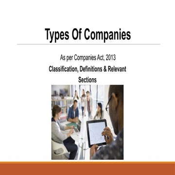 Types Of Companies | DOCX