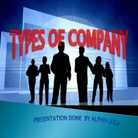 Types of company