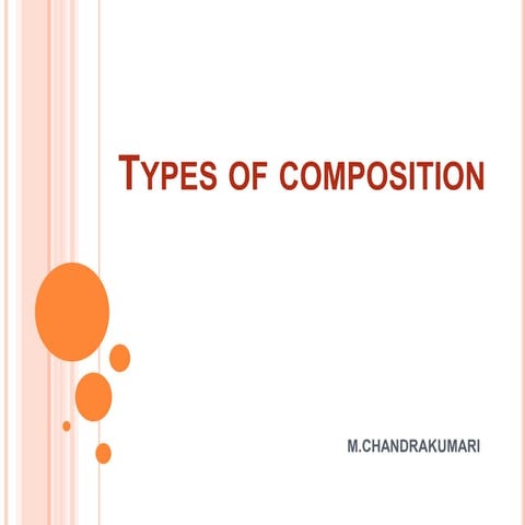Types of composition
