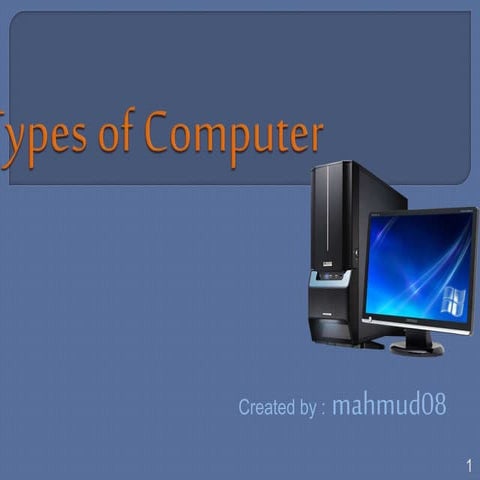 Types of computer | PPT | Free Download