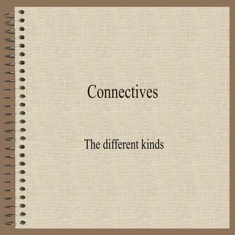 Types of connectives