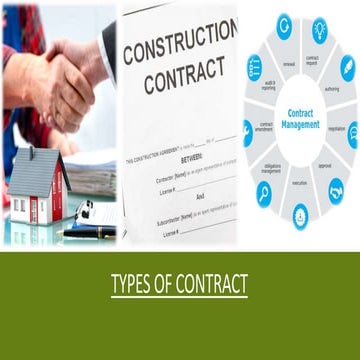 Types of contract