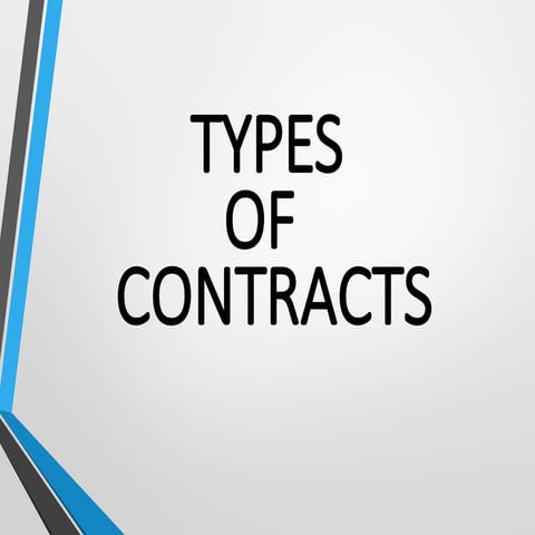 Types of construction contracts pro and cons