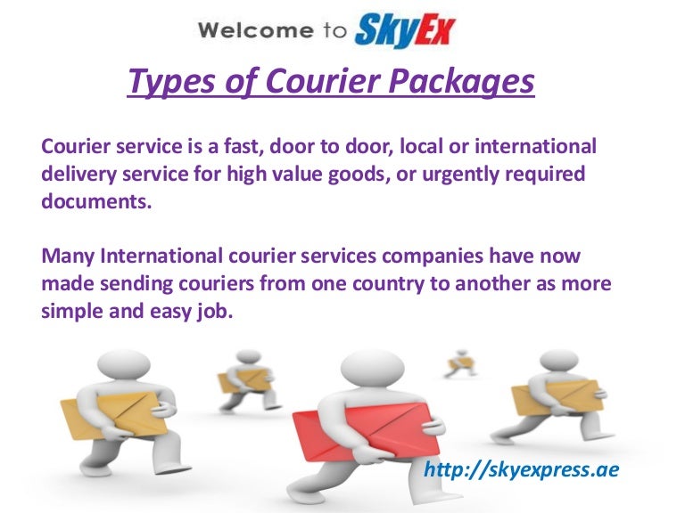 Types of courier packages
