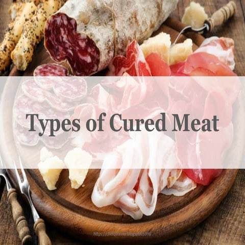Types of Cured Meat: www.facebook.com/delhindra/ 