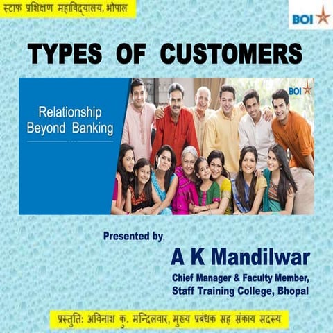 Types of bank customers
