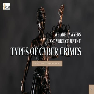 What are the types of Cyber Crimes and We are Lawyers and Voice of Justice.pdf