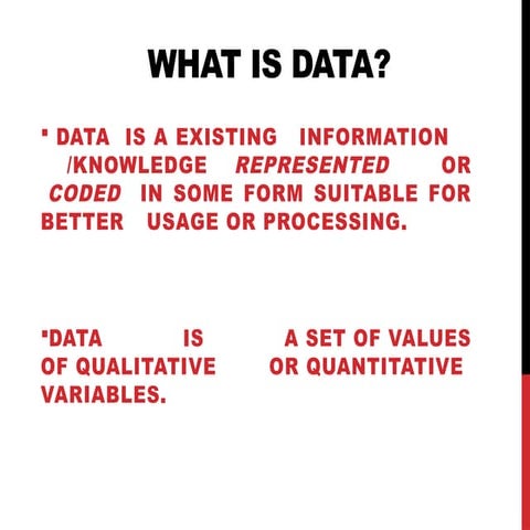 Types of Data.pptx Research data types. primary secondary dta