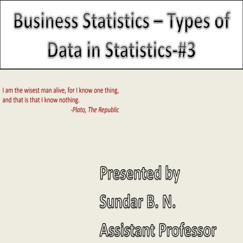 Types of data 3