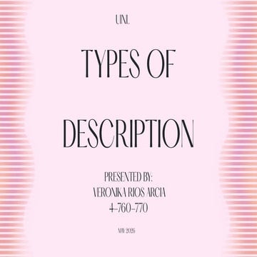 Comprehensive Guide to Types of Description in Writing | PDF
