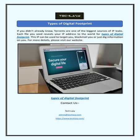 Types of Digital Footprint | PDF