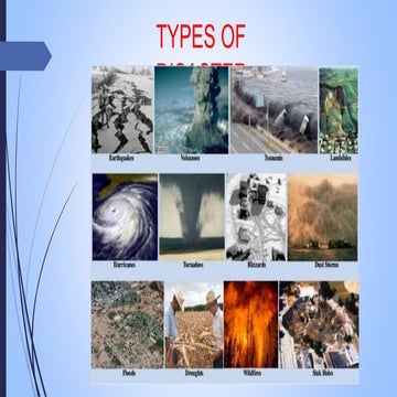 Types of disaster