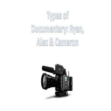 Types of Documentary