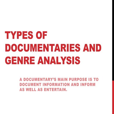 Types of Documentary